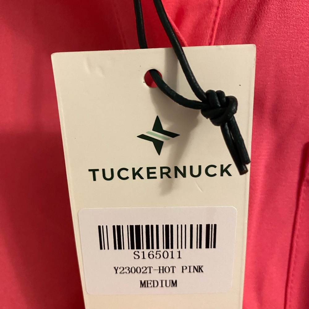 Tuckernuck Vibrant Pink Long Sleeve Shirt Dress - Picture 2 of 3